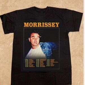 Morrissey 2025 Tour T-Shirt, Short Sleeve Music Tee, Gift for Fans 26